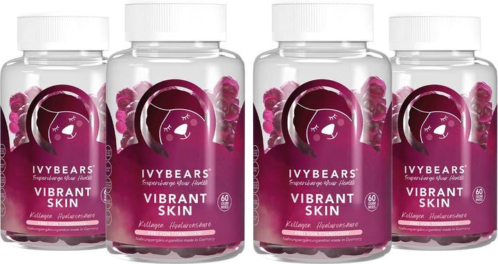 Actual product image IVYBears Vibrant Skin (4 Piece, Gummies, 600 g)