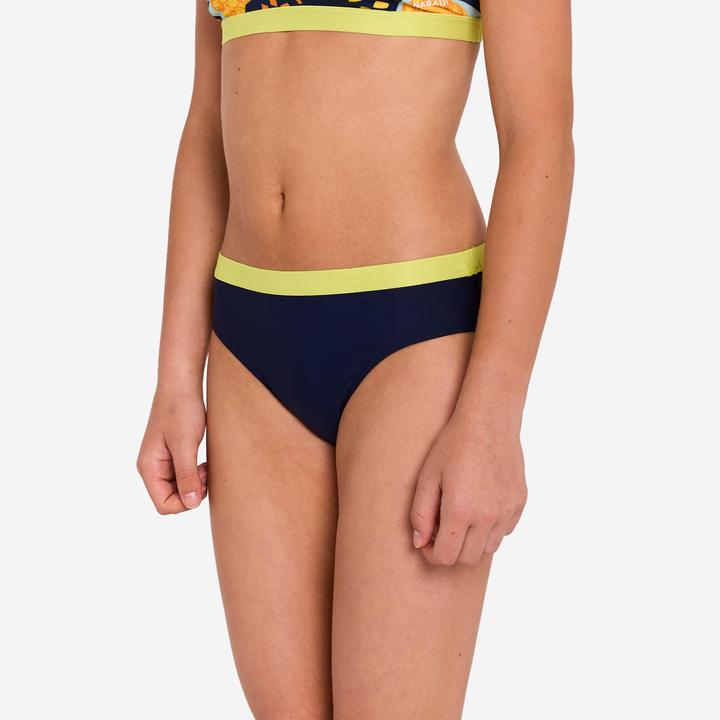 Image du produit Nabaiji Bas de maillot de bain natation Fille - 100 Vega noir vert (10, 11, 12)