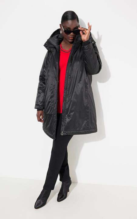 Produktbild Ulla Popken HYPRAR Sympatex-Jacke, wasserdicht, Zipptaschen, Kapuze (46, 48)