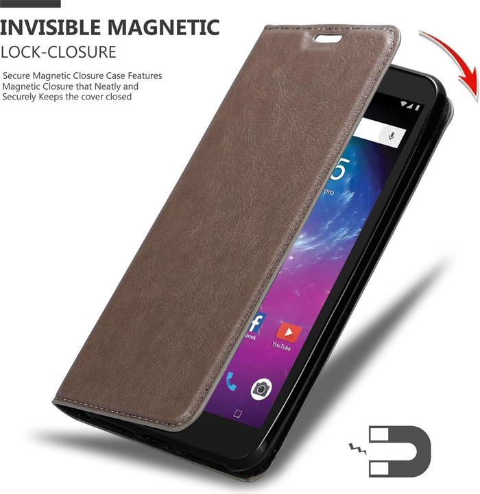Immagine prodotto Cadorabo Copertina magnetica invisibile del libro (ZTE Blade L8)