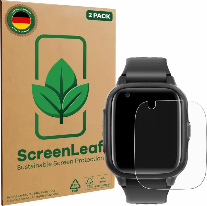 Actual product image ScreenLeaf Screen Protector sustainable Screen Protection, clear, anti-scratch