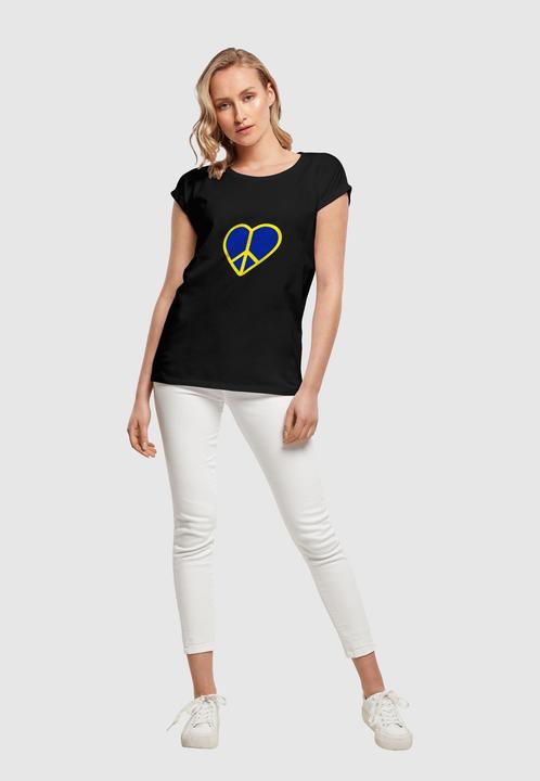 Immagine prodotto Merchcode Maglietta da donna Peace - Heart Peace Basic - 173311 (XS)