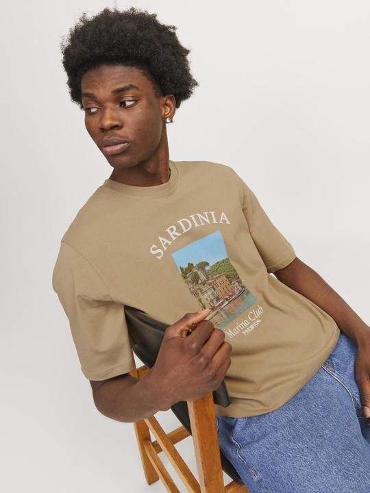 Actual product image Jack & Jones Gedruckt Rundhals T-shirt T-shirt (L)