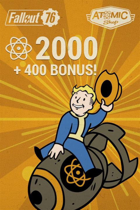 Produktbild Microsoft Fallout 76 - 2000 (+400 Bonus) Atoms (1500 CHF)