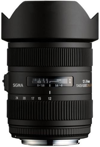 Sigma 12-24 mm, f/4.5-5.6 DG HSM II, Nikon (Nikon F, Full-frame)