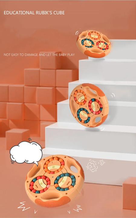 Produktbild Activity Board Kinder rotierende magische Bohnen Fingerspitze Würfel Spielzeug Kinder Spin Perle Puzzlespiel