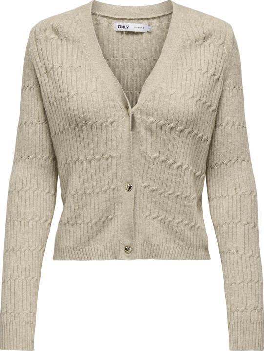Image du produit Only Onlkatia Ls Cable V-Neck Cardi Knt Nca (S)