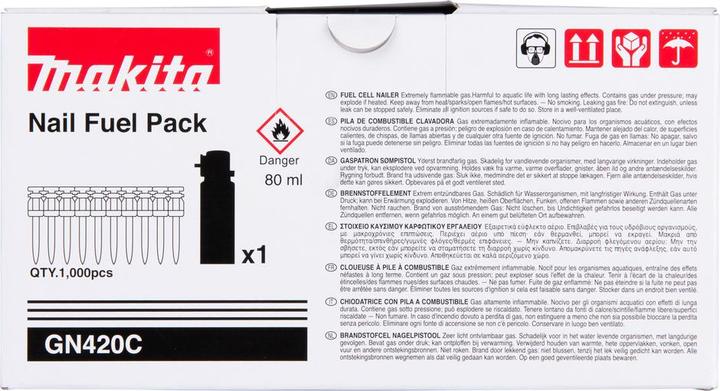 Actual product image Makita FUEL CELL AND PREMIUM PIN 3.1X17 1000PCS
