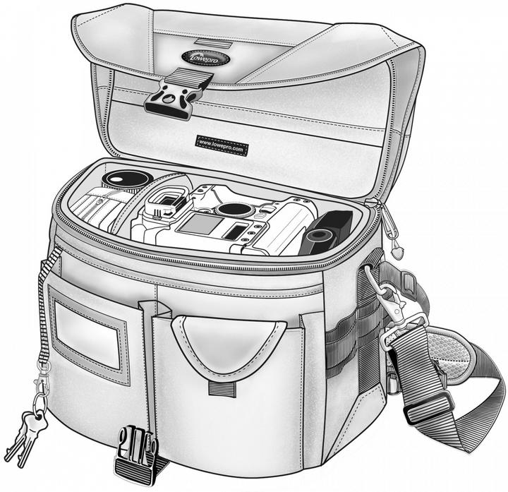 Actual product image Lowepro Stealth Reporter D300 AW (Camera shoulder bag)