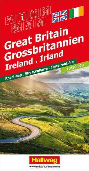 Produktbild Grossbritannien, Irland, Strassenkarte 1:650'000