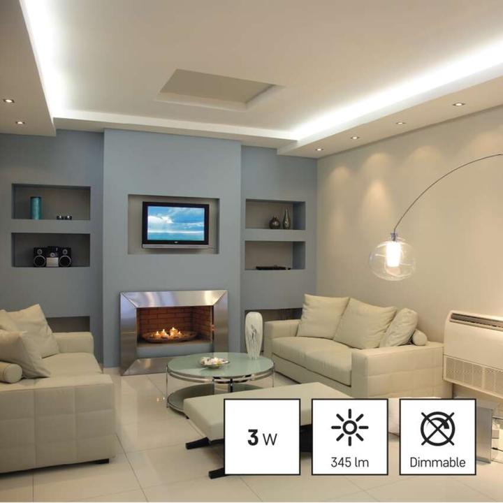 Produktbild Emos LED Lampe Classic MR16 / GU10 / 3 W (32 W) / 345 lm / Warmweiss (GU10, 3 W, 345 lm, 3 x, E)
