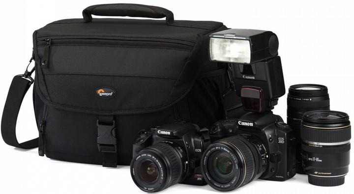 Image du produit Lowepro Nova 190 AW, Sac à bandoulière, Noir (Sac à bandoulière pour appareil photo, Kamera Bereitschaftstasche)