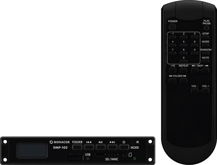 Image du produit Monacor DMP102 Module encastrable pour lecteur MP3