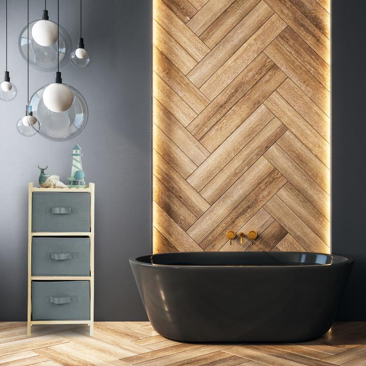 Image du produit Relaxdays Étagère de salle de bain (28 x 25.5 x 65 cm)