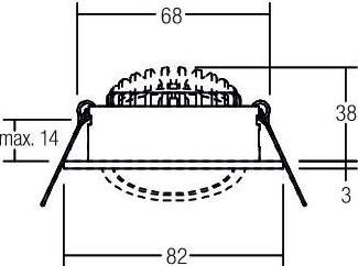 Produktbild Brumberg LED-Einbaustrahler (460 lm)