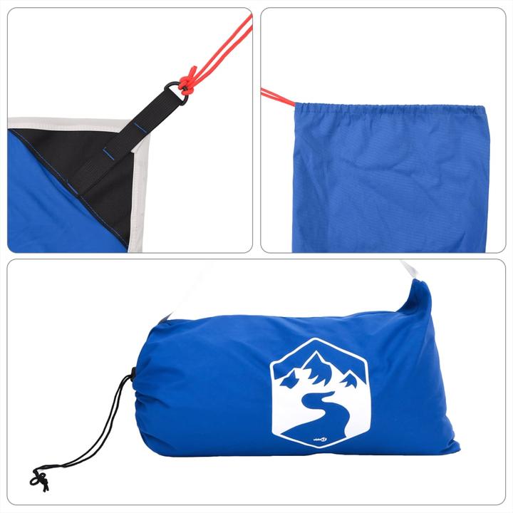 Produktbild VidaXL Strand-Schattenzelt mit Sandsäcken 304 x 300 cm (Strandzelt + Strandmuschel, 0.18 kg, 8 Personen)