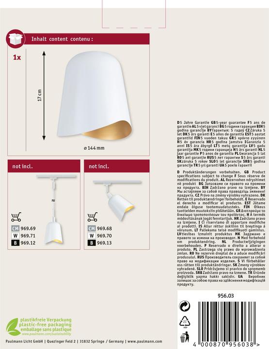 Produktbild Paulmann URail Lampenschirm Alvaro