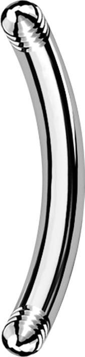 Immagine prodotto Star Piercing Micro bastone a banana argento (Acciaio chirurgico 316L, senza ottone)