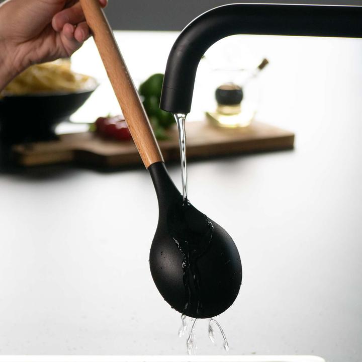 Actual product image Intirilife 12-piece kitchen utensil set with tongs whisk spatula