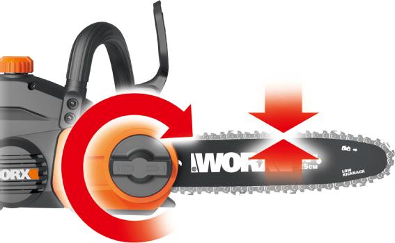 Actual product image Worx WG322E.9 (Battery chain saw)