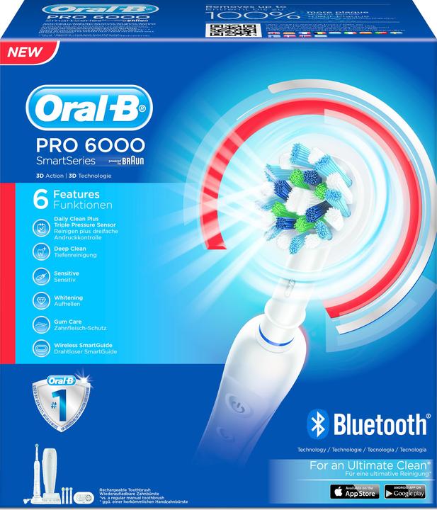 Actual product image Oral-B Pro 6000 SmartSeries (Oscillating toothbrush)