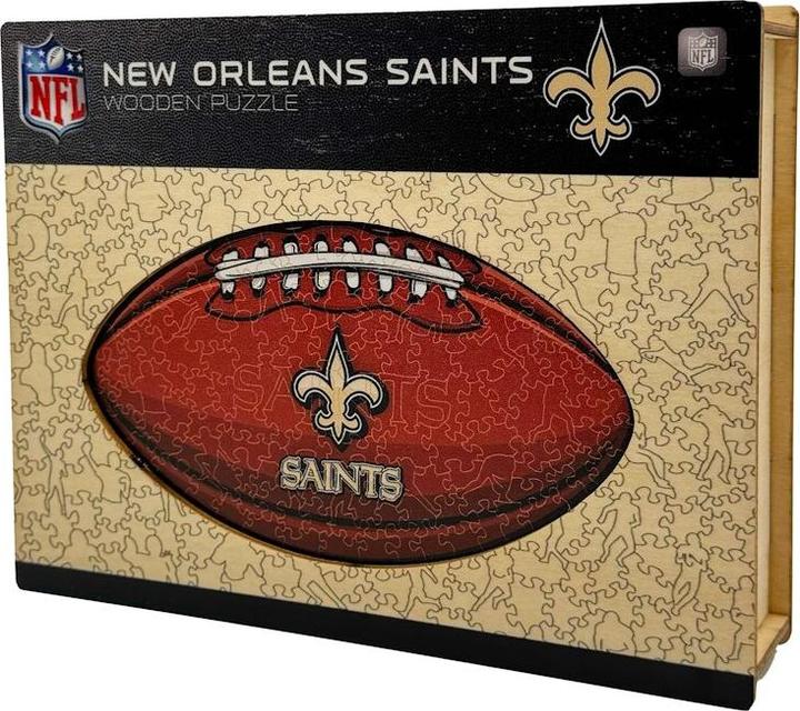 Produktbild Iconic NFL - New Orleans Saints – Football mit Logo - Holz Puzzle Grösse L (500 Teile) (500 Teile)