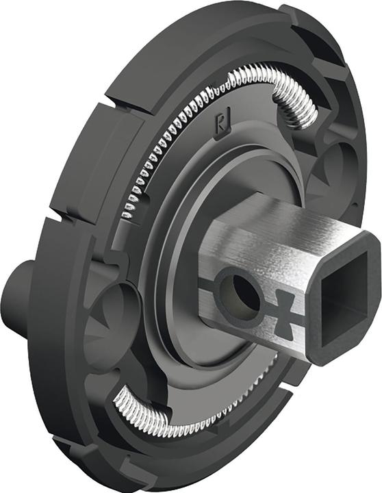 FSB Adapter-Rosette Drücker Führungsansatz 9 mm FH-AGL rechts, schwarz (Türgarnitur)