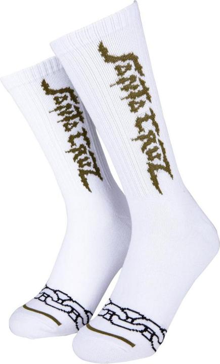 Actual product image Santa Cruz Dungeon Strip Socks (One size)
