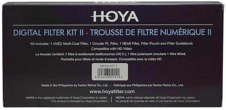 Produktbild Hoya Digital Filter Kit II (UV, CIR-PL & ND8) Filterset (37 mm, UV-Filter, ND- / Graufilter, Polarisationsfilter, 37 mm)