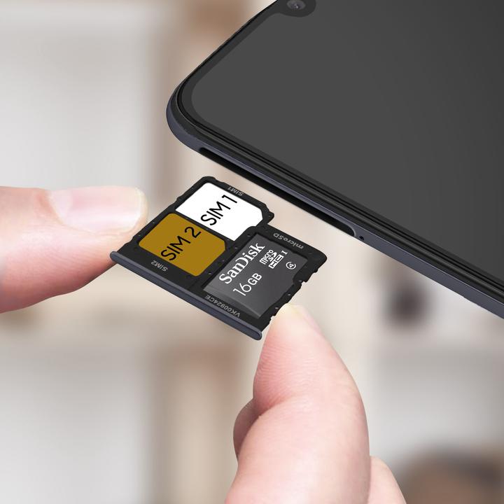 Image du produit Clappio Support Sim de rechange Samsung A40 (Support de carte SIM, Galaxy A40)
