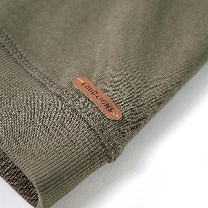 Immagine prodotto VidaXL Maglia con cappuccio da bambino kaki 104,Materiale: 92% cotone. 8 (104)