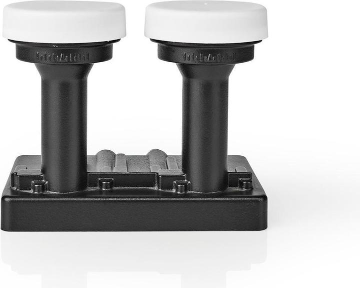 Image du produit Nedis LNB Twin Monoblock 6,0 ° Connecteur de sortie : 2X F-fiche Gamme de bruit : 0.85 dB Conversio (Twin LNB)