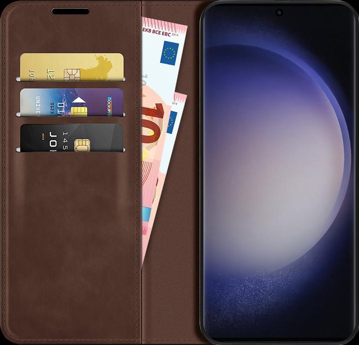 Actual product image Cazy Book Case Compatible with Samsung Galaxy S23 Ultra - Cover Foldable Magnetic Synthetic Leather - (Samsung Galaxy S23 Ultra)