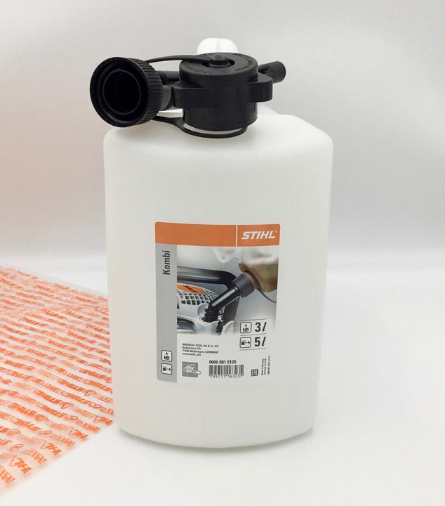 Actual product image Stihl 8810120 CombiCanister for 5L fuel and 3L oil Transparent