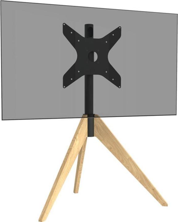 Actual product image Cavus TRIANGLE-OAK TV stand 32-65inch, VESA 400x300, oak wood (65", 30 kg)