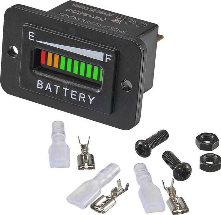 Immagine prodotto Ective Indicatore LED del livello di carica della batteria 12/24V