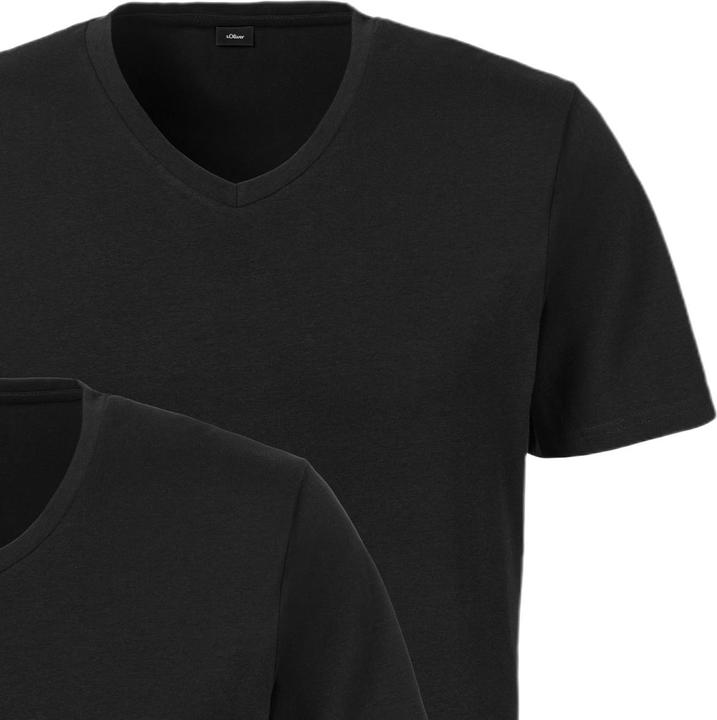 Image du produit S.Oliver Lot de 4 maillots de corps / t-shirts basiques à manches courtes (L)