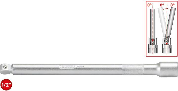 Immagine prodotto KS Tools Prolunga angolare da 1/2", smussata, lunghezza 500 mm.