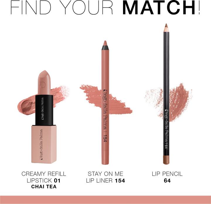 Produktbild Diego dalla Palma The Lipstick Creamy Refill System 01 (01 Chai Tea)