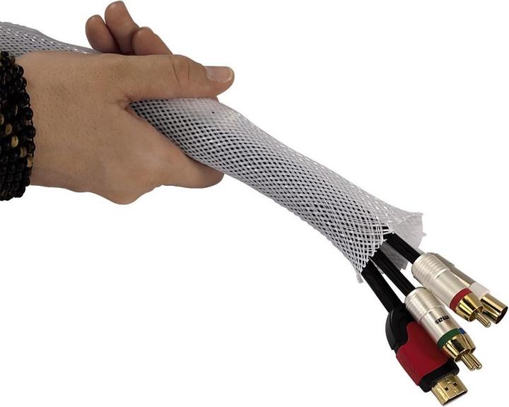 Actual product image Hama Cable bundle fabric hose Flexwrap (Cable conduit, 180 cm)