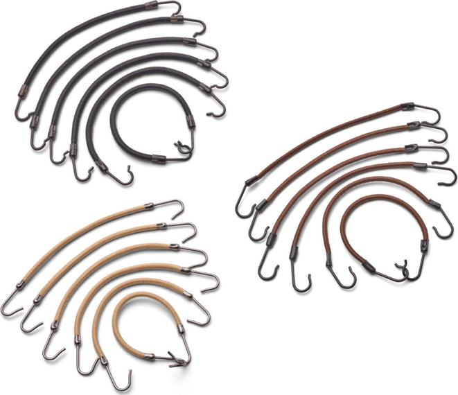 Immagine prodotto Trisa Elastici a gancio 12cm biondi 6 pezzi. (Elastico per capelli)