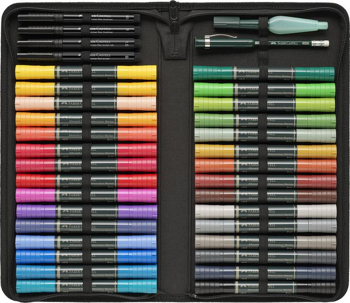 Image du produit Faber-Castell Marqueur aquarelle Albrecht Dürer 30 Zipper (Vert, 30 x)