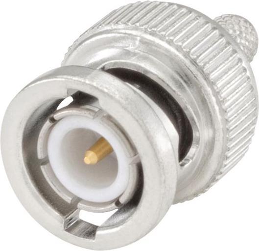 Actual product image Rosenberger Straight cable plug, BNC, brass, plug, straight, 50Ohm, crimp connection