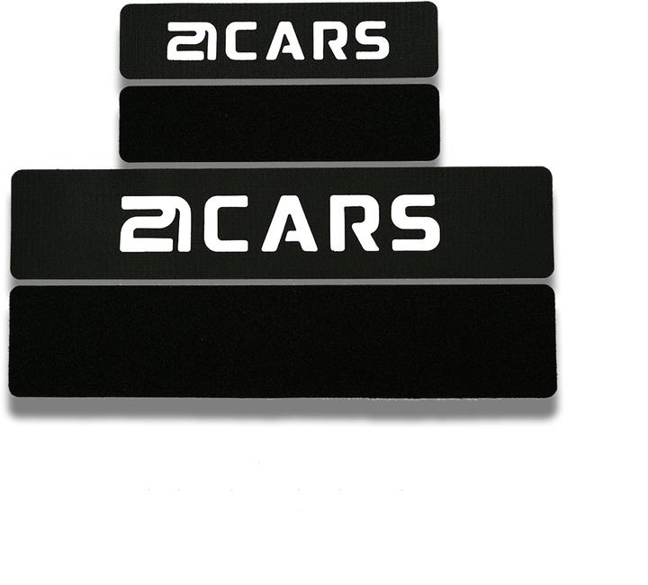 Image du produit 21cars Étiquette interchangeable Velcro (Avant + arrière, Format long)