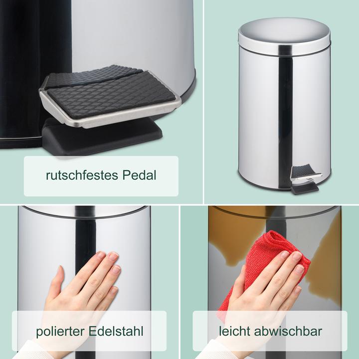 Actual product image Relaxdays Pedal Bin (20 l)