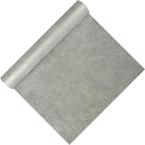 Actual product image Papstar Table runner 19865 silver 0,4 x 4,8 m