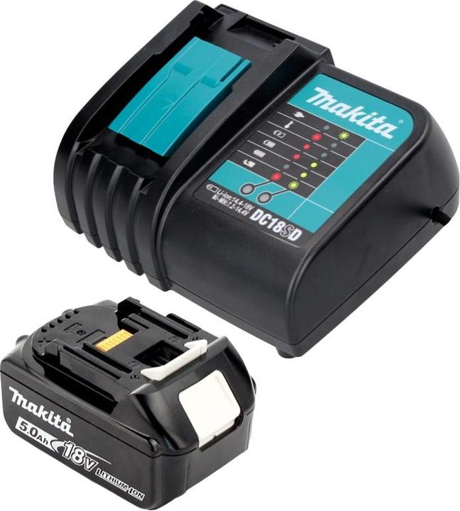 Produktbild Makita DCM 501 RT Kaffeemaschine Akku betrieben, tragbar + 1x 5,0 Ah Akku & LadegerÃ¤t