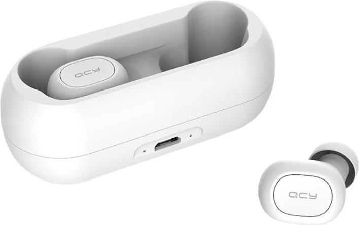 Actual product image QCY TWS Earphones Bluetooth V5.0 (white) (4 h, Wireless)