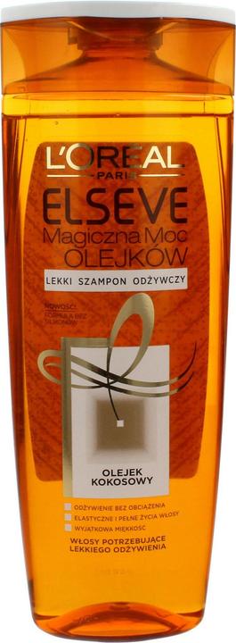 L'Oréal Paris L'Oreal Elseve The Magic Power Of Oils Light Nourishing Shampoo Coconut Oil 400Ml (400 ml, Liquid shampoo)