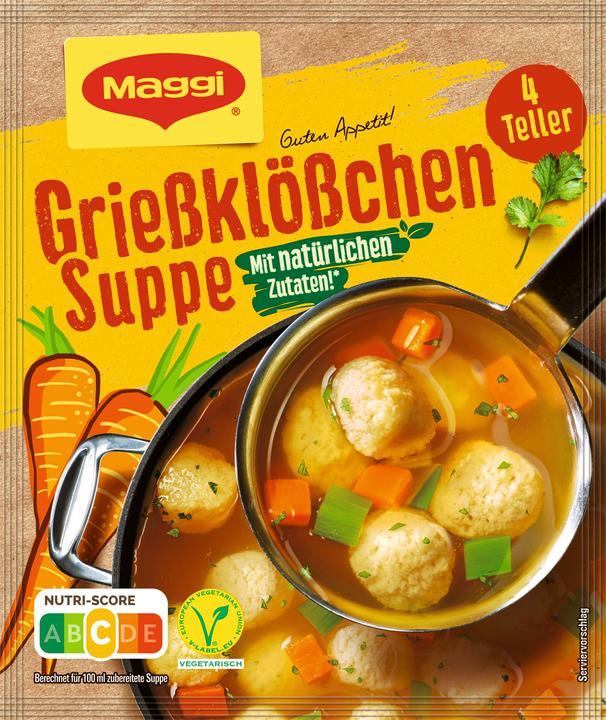 Produktbild Maggi GUTEN APPETIT Suppe Griessklösschen,ergibt (1000 ml)